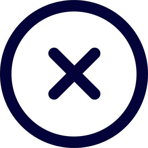 cross interface icon