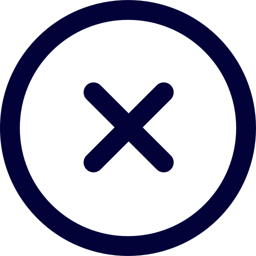 cross interface icon